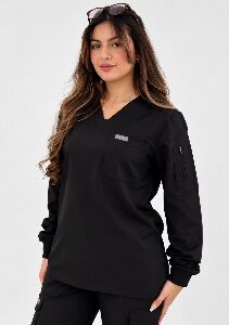Palmaris V Neck Long Sleeve Scrub - Women