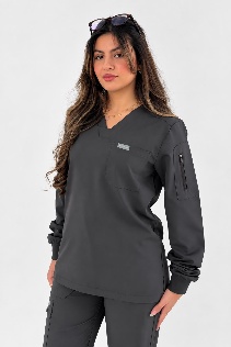 Palmaris V Neck Long Sleeve Scrub - Women
