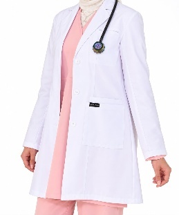 Women Long Lab Coat