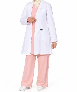 Women Long Lab Coat